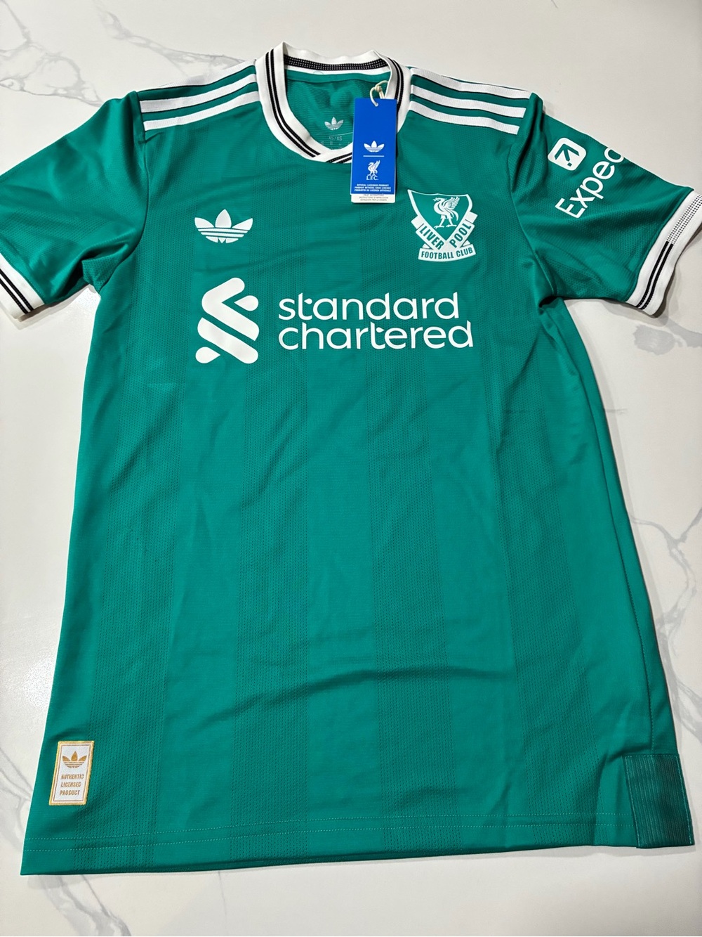 Liverpool FC Football / Soccer Men’s Adidas Jersey (X-Small) Retails For $150